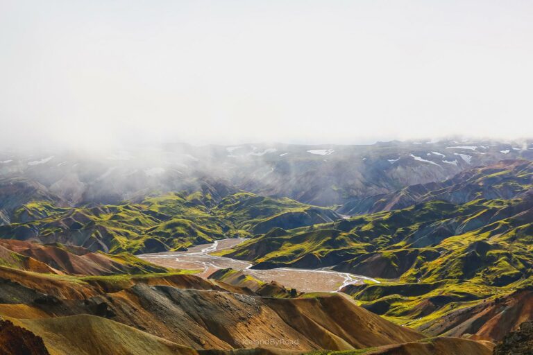 Landmanalaugar, lieu pour randonner en Islande